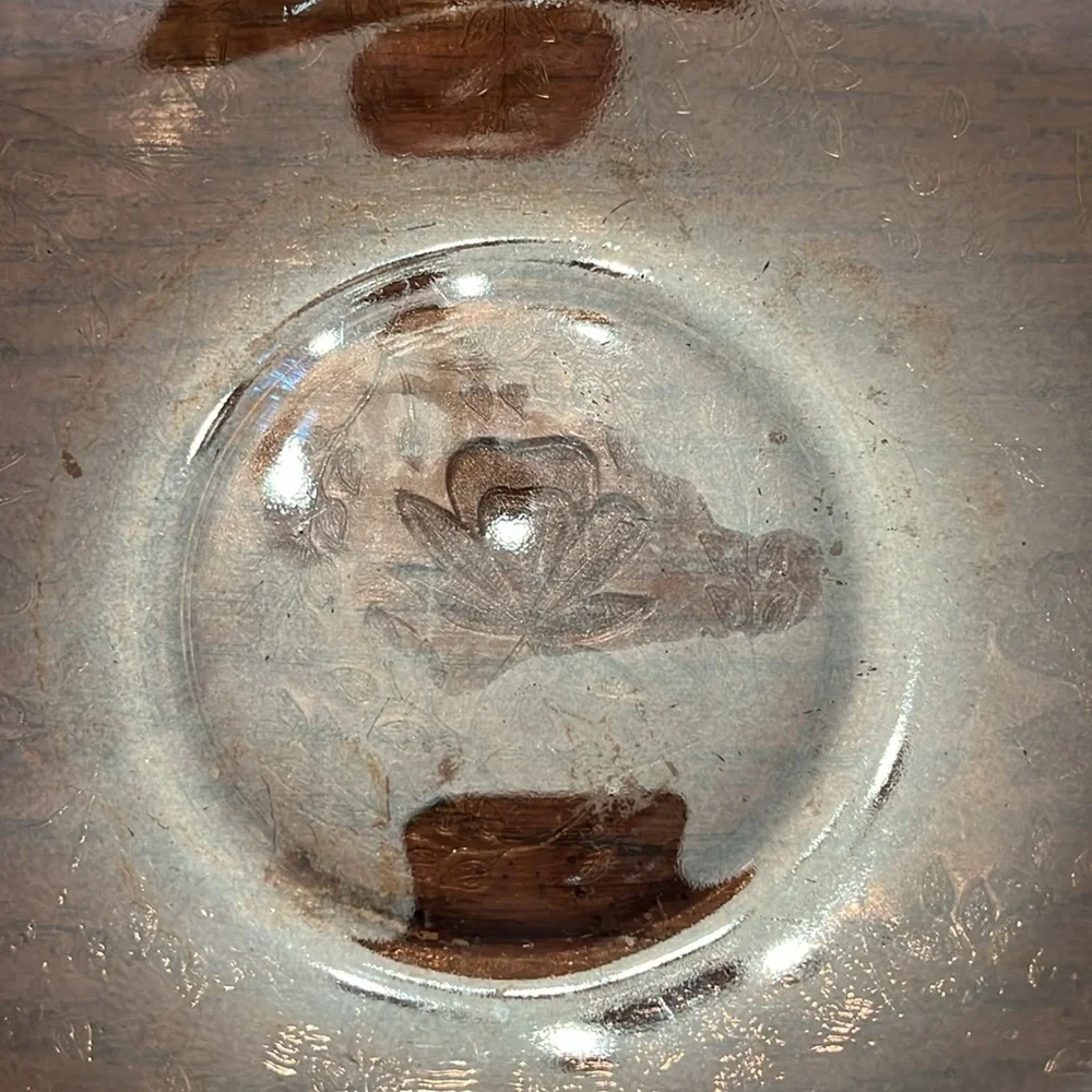 Jeannette‎ Floragold Louisa Depression Glass Tea Cups and bowls Iridescent